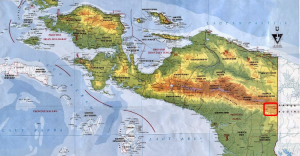 ilustrasi peta wilayah Papua